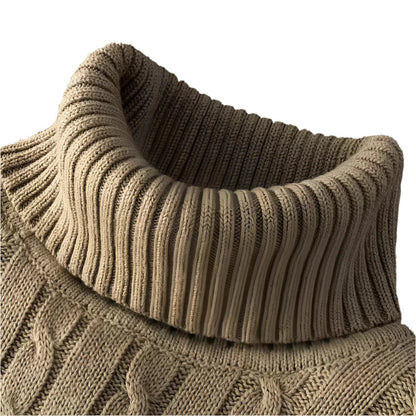 LUCA ROSSI® Wool Turtleneck Sweater