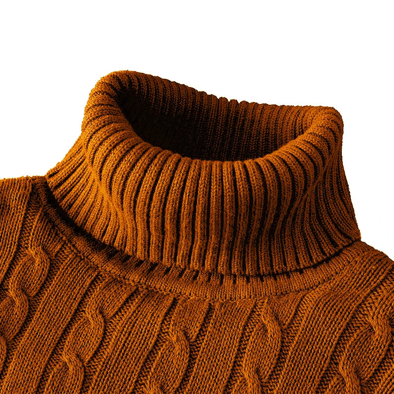 LUCA ROSSI® Wool Turtleneck Sweater