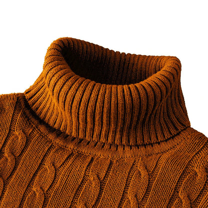 LUCA ROSSI® Wool Turtleneck Sweater