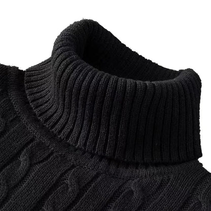 LUCA ROSSI® Wool Turtleneck Sweater