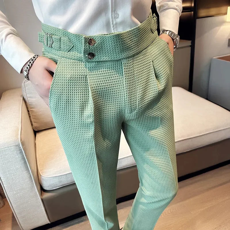 BAGNAIA® Men´s High Waist Formal Pants