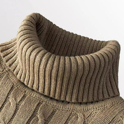 LUCA ROSSI® Wool Turtleneck Sweater