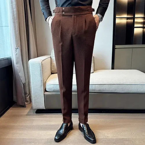 BAGNAIA® Men´s High Waist Formal Pants
