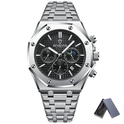BINBOND® Luxury Luminous Stainless Steel Watch